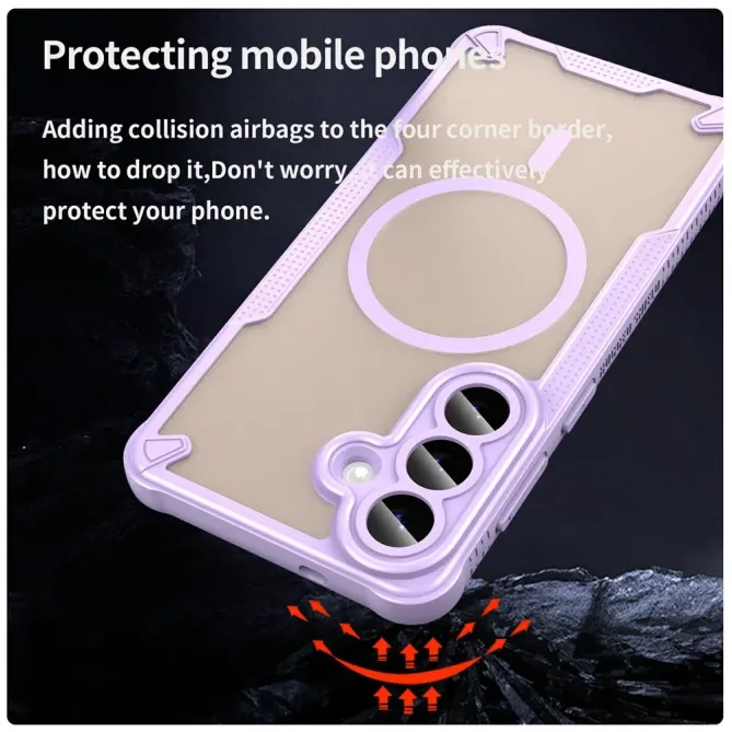 Coque Samsung Galaxy S26+ Magnétique Bumper Antichoc | Rugged-Frost