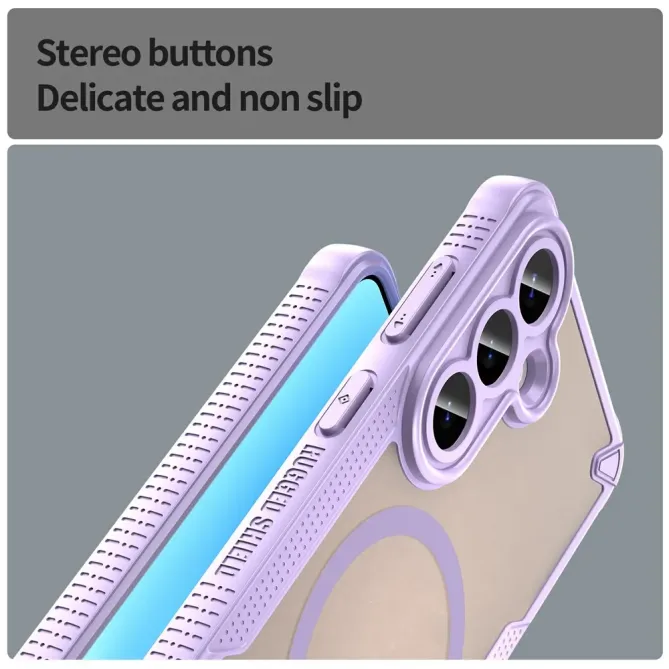 Coque Samsung Galaxy S26+ Magnétique Bumper Antichoc | Rugged-Frost