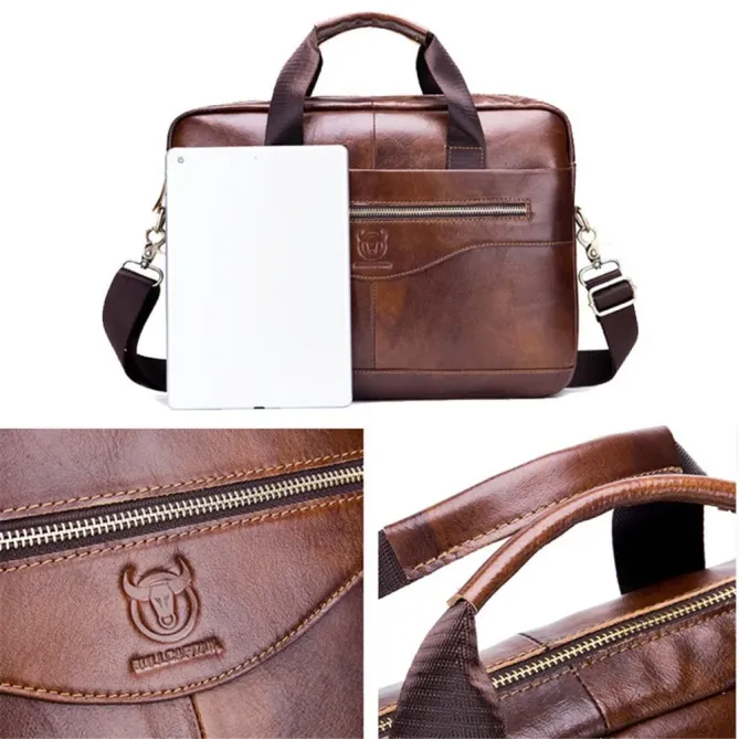 Sacoche Ordinateur 16" Cuir Véritable Business | Professional-Briefcase