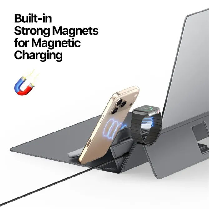 Housse Ordinateur 15-16" AirQ Series avec Chargeur Sans Fil et Support