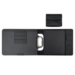 Housse Ordinateur Multifonction avec Chargeur Sans Fil 15W