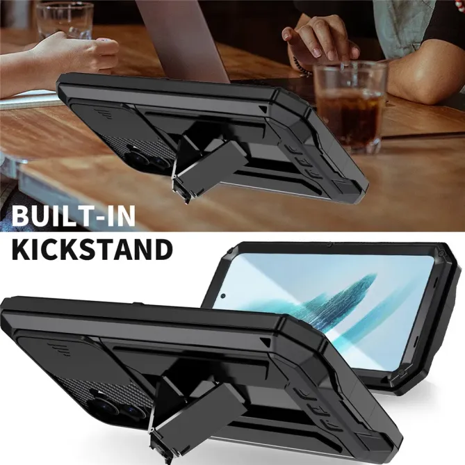 Coque Samsung Galaxy S26 Plus Intégrale Armure Métal et Verre Trempé