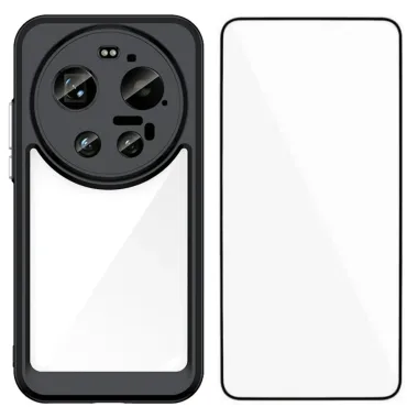 Coque Xiaomi 17 Ultra Contour Couleuré avec Verre Trempé