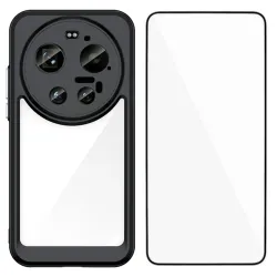 Coque Xiaomi 17 Ultra Contour Couleuré avec Verre Trempé