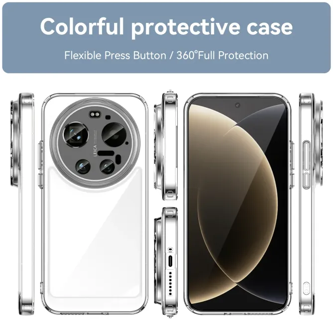 Coque Xiaomi 17 Ultra Contour Couleuré avec Verre Trempé