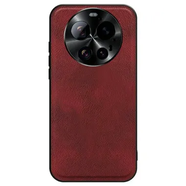 Coque Xiaomi 17 Ultra Effet Cuir Cadre Métal