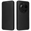 Flip Cover Xiaomi 17 Ultra design fibre de carbone