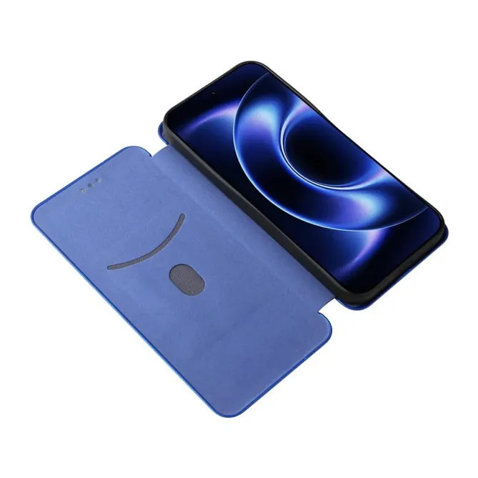 Flip Cover Xiaomi 17 Ultra design fibre de carbone