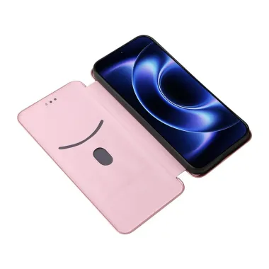 Flip Cover Xiaomi 17 Ultra design fibre de carbone