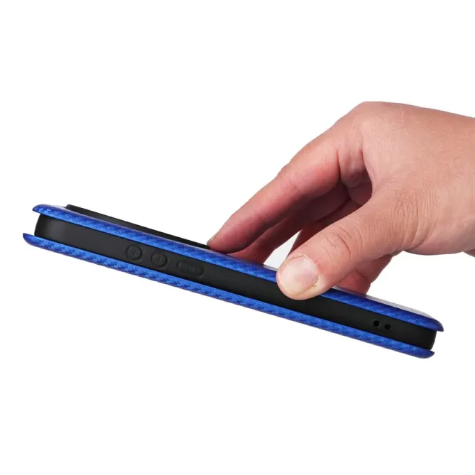 Flip Cover Xiaomi 17 Ultra design fibre de carbone