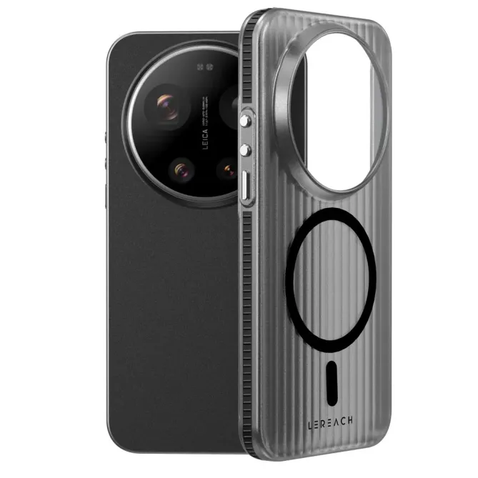 Coque Xiaomi 17 Ultra Magnétique Striée Fumé | PRISME