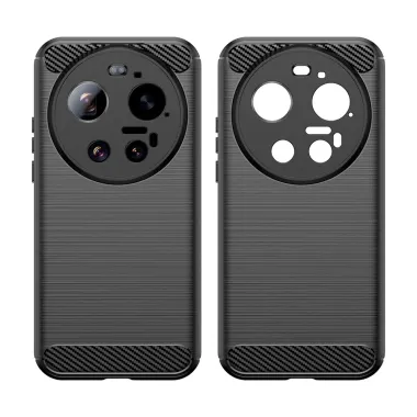 Coque Xiaomi 17 Ultra effet brossé silicone