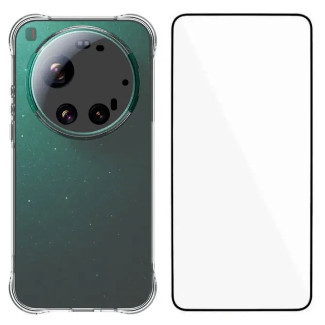 Pack Xiaomi 17 Ultra | Coque Coins Renforcés Transparente avec Verre