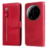 Housse Xiaomi 17 Ultra Portefeuille Zippée en Simili Cuir