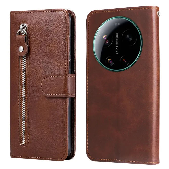 Housse Xiaomi 17 Ultra Portefeuille Zippée en Simili Cuir