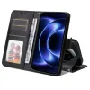 Housse Xiaomi 17 Ultra Portefeuille Grain Fin avec Dragonne