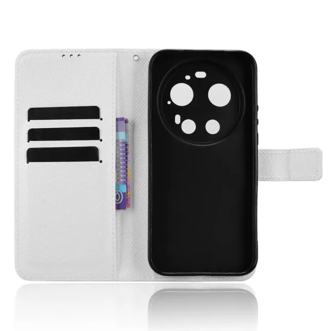 Housse Xiaomi 17 Ultra Texture Diamant avec Dragonne