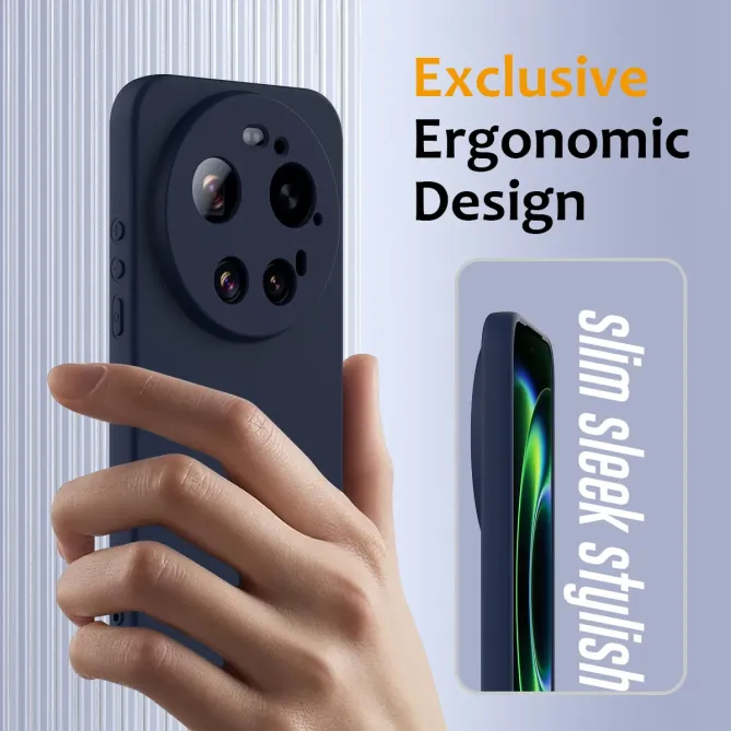 Coque Xiaomi 17 Ultra Power Silicone Liquide Magnétique, Lanière