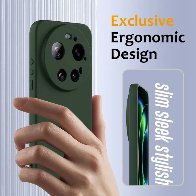 Coque Xiaomi 17 Ultra Power Silicone Liquide Magnétique, Lanière