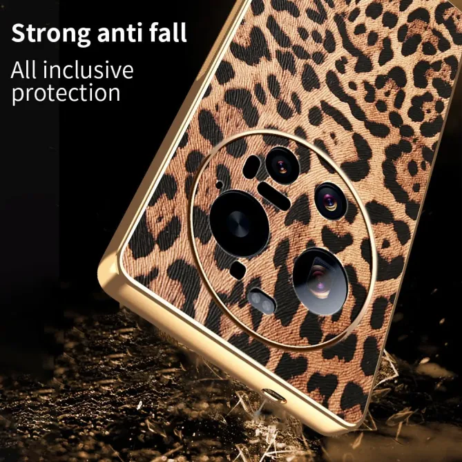 Coque Xiaomi 17 Ultra Léopard Doré