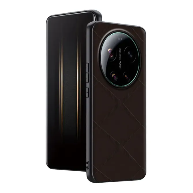 Coque Xiaomi 17 Ultra Simili Cuir Motifs en X