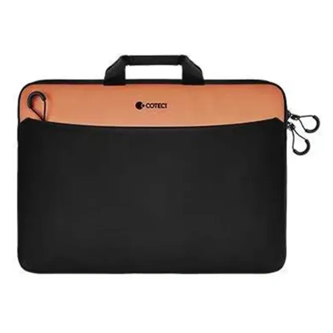 Sacoche Ordinateur 14" Bicolore à Poche Frontale | Travel-Pouch