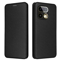 Flip Cover Realme 16 Pro design fibre de carbone