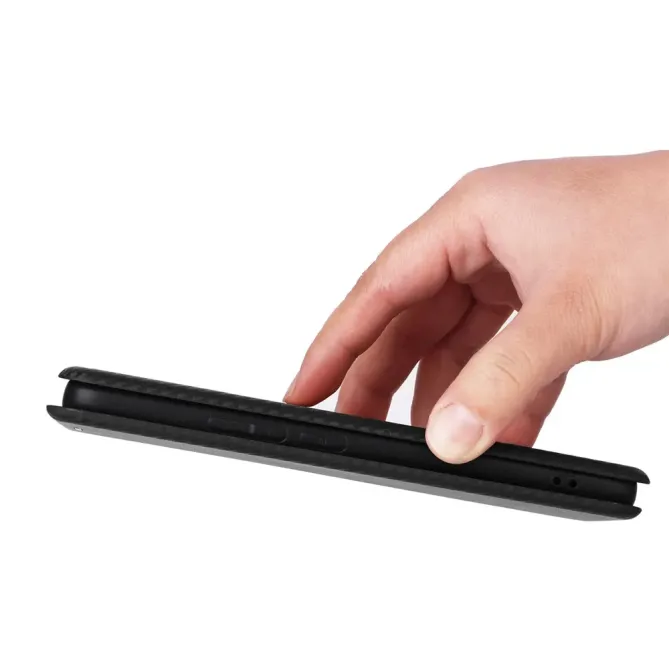 Flip Cover Realme 16 Pro design fibre de carbone