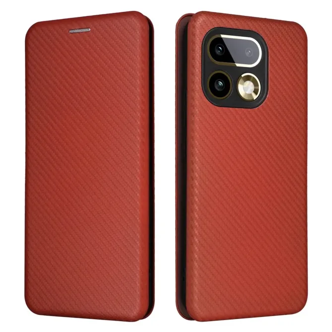 Flip Cover Realme 16 Pro design fibre de carbone