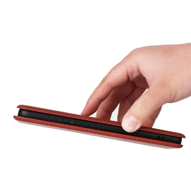 Flip Cover Realme 16 Pro design fibre de carbone