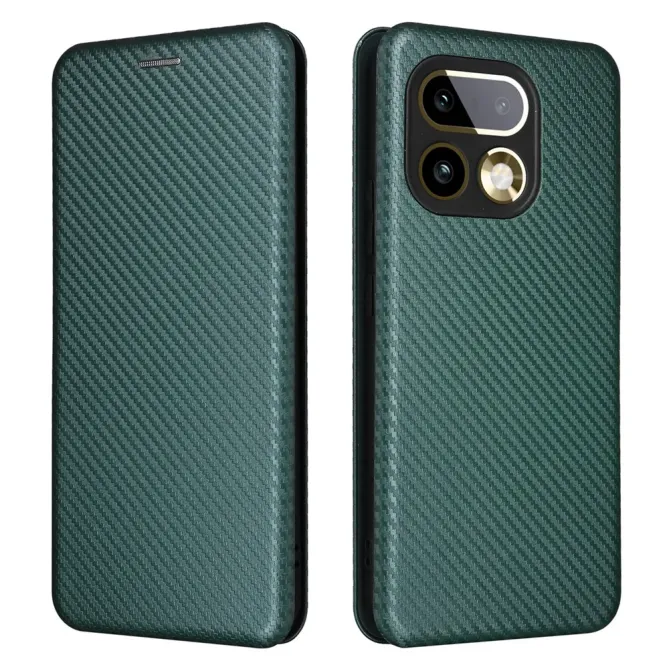 Flip Cover Realme 16 Pro design fibre de carbone