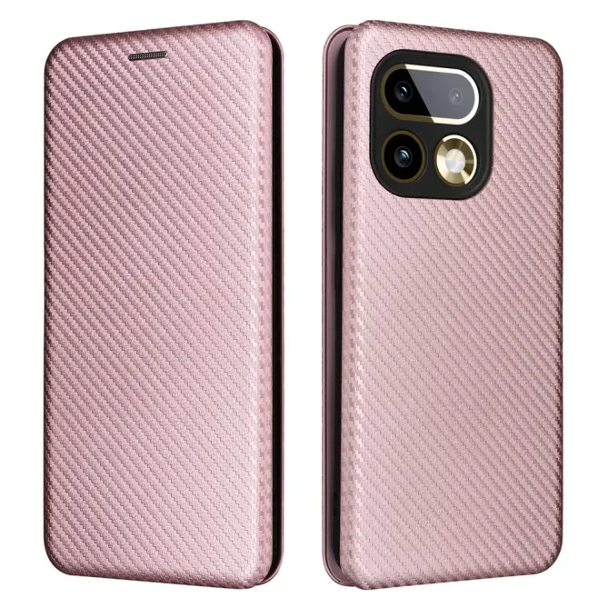 Flip Cover Realme 16 Pro design fibre de carbone