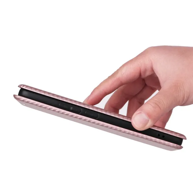 Flip Cover Realme 16 Pro design fibre de carbone