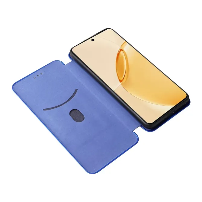 Flip Cover Realme 16 Pro design fibre de carbone