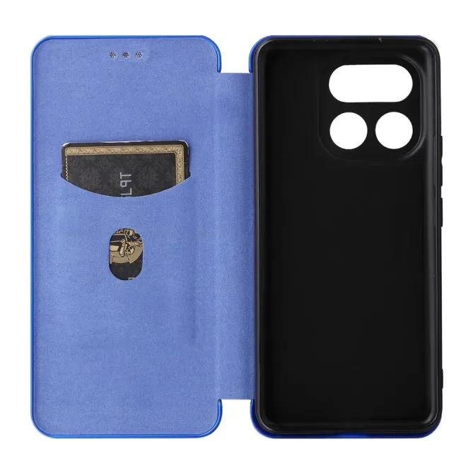 Flip Cover Realme 16 Pro design fibre de carbone