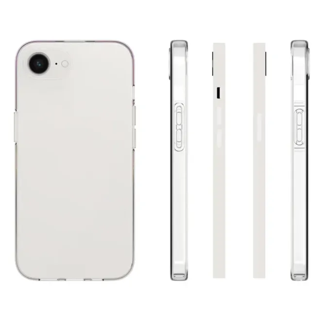 Pack Coque iPhone 17e / 16e Transparente et Verre Trempé 2.5D