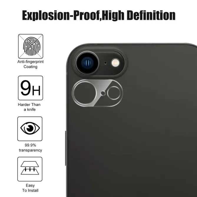 Protection Caméra Shield iPhone 17e / 16e | Verre Premium Arc