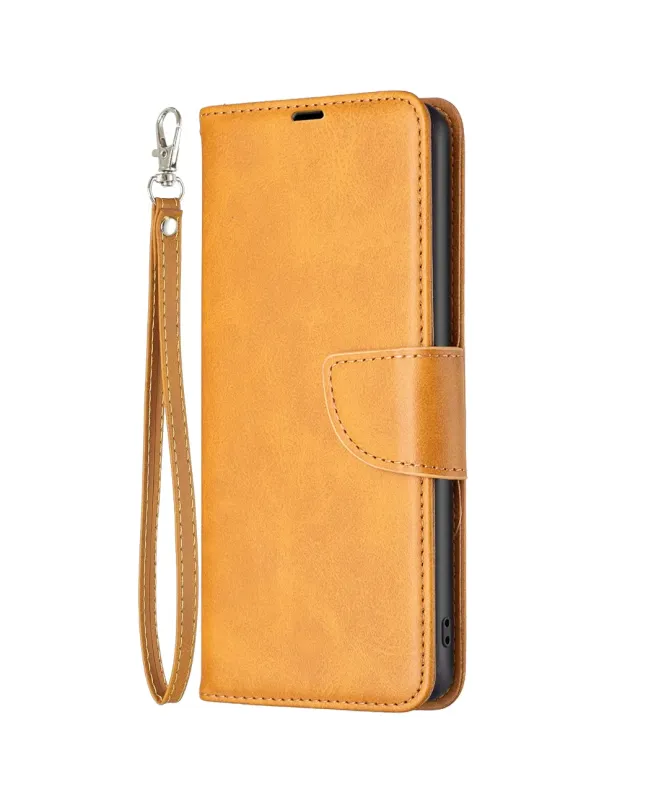 Housse Samsung Galaxy S26 Plus Portefeuille Lisse avec Dragonne