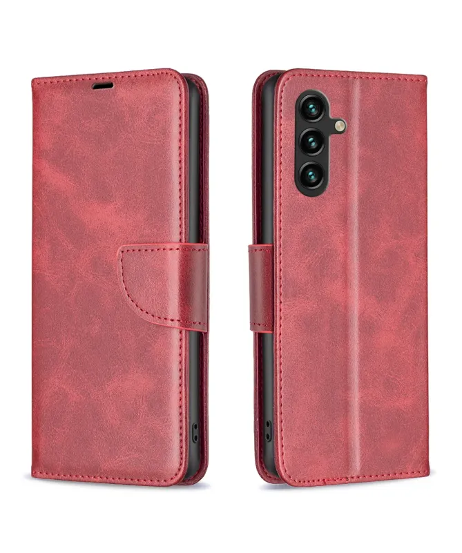 Housse Samsung Galaxy S26 Plus Portefeuille Lisse avec Dragonne