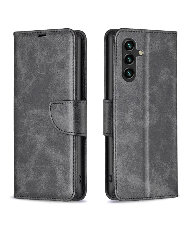 Housse Samsung Galaxy S26 Plus Portefeuille Lisse avec Dragonne