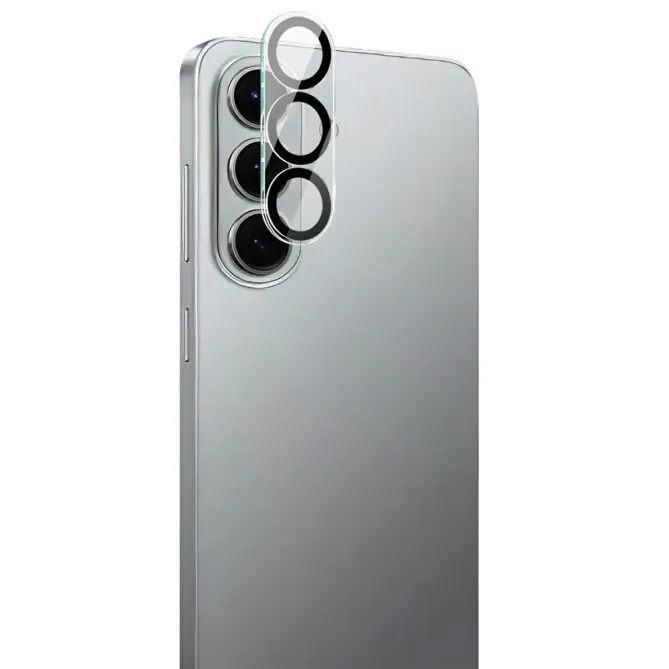 Protections Objectif Samsung Galaxy S26+ Verre Trempé et Acrylique Cerclage Noir