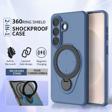 Coque Samsung Galaxy S26+ Magnétique avec Anneau Rotatif | Orbit-Mag