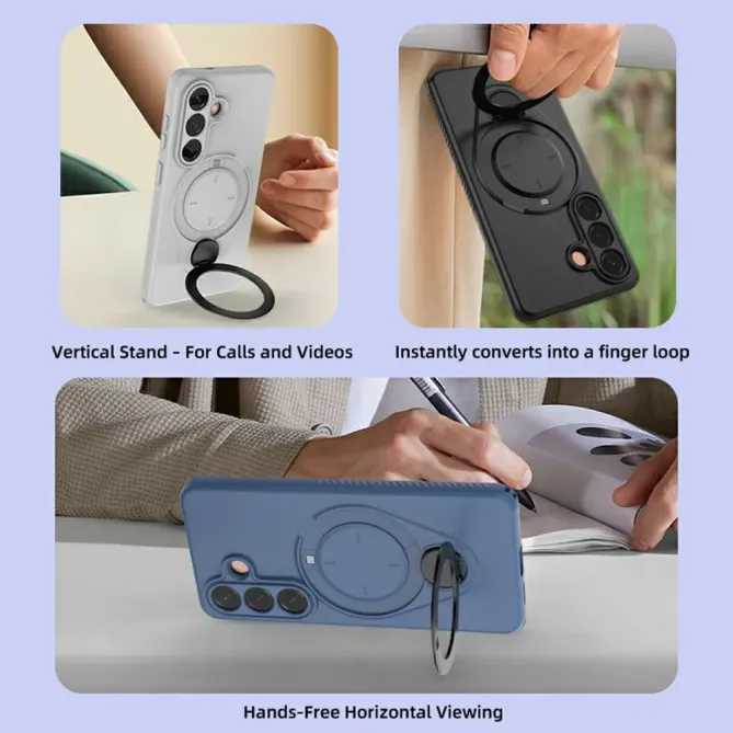 Coque Samsung Galaxy S26+ Magnétique avec Anneau Rotatif | Orbit-Mag