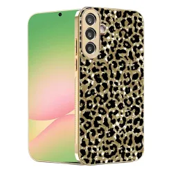 Coque Samsung Galaxy S26 Plus Léopard Cadre Galvanisé