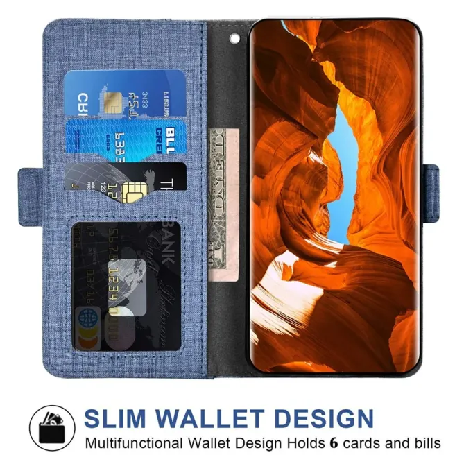 Housse Samsung Galaxy S26 Plus Série Denim Effet Tissu