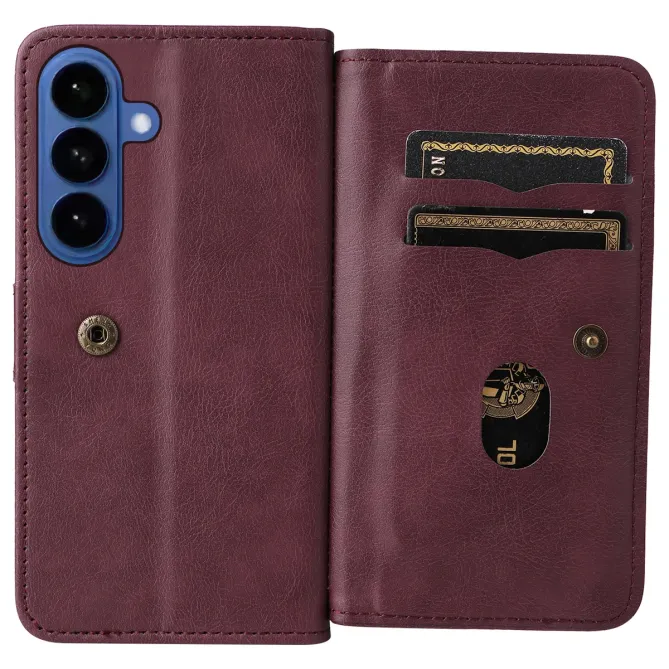 Housse Samsung Galaxy S26 Plus Série Nomade avec 10 Porte-Cartes