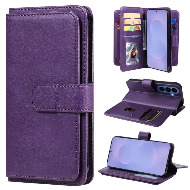 Housse Samsung Galaxy S26 Plus Série Nomade avec 10 Porte-Cartes