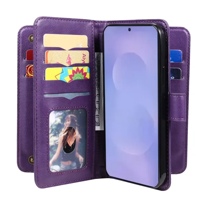 Housse Samsung Galaxy S26 Plus Série Nomade avec 10 Porte-Cartes