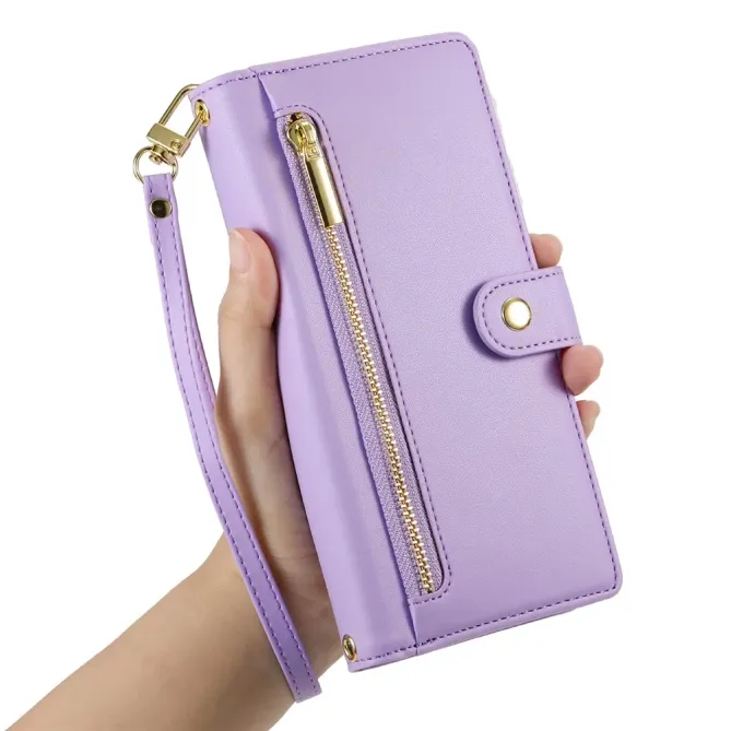 Housse Samsung Galaxy S26 Plus Série Escapade avec Bandoulière et Zip