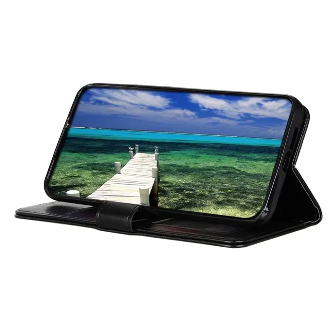 Housse Motorola Moto G77 / G67 Aspect Vieilli avec Support